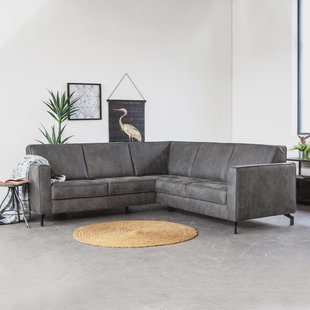 Sevn Hoekbank 'Amber' kleur Antraciet