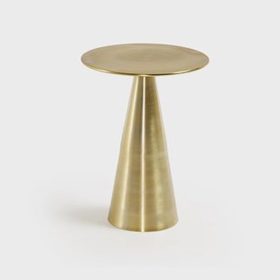 Kave Home Bijzettafel 'Rhet' 39cm, kleur goud