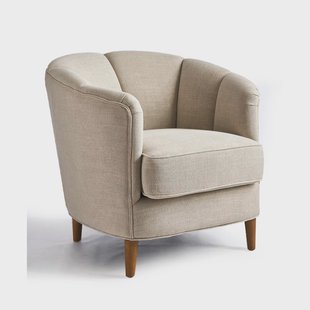 Rivièra Maison Fauteuil 'Rue Royale' Linen, kleur Fabulous Flax