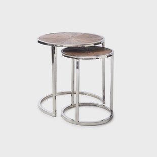 Rivièra Maison Bijzettafel 'Greenwich' set van 2 stuks