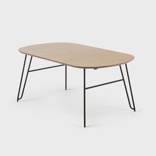 Kave Home Uitschuifbare Ovale Eettafel 'Novac' 170 - 320 x 100cm
