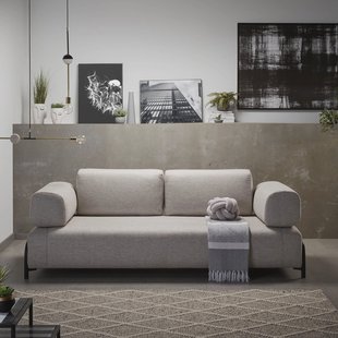 Kave Home 3-zits Bank 'Compo' Met Blad, kleur Beige