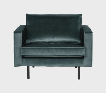 WOOOD Fauteuil 'Rodeo', kleur Teal