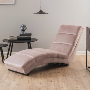 Bendt Relaxfauteuil 'Lauri' Velvet, kleur Dusty Rose