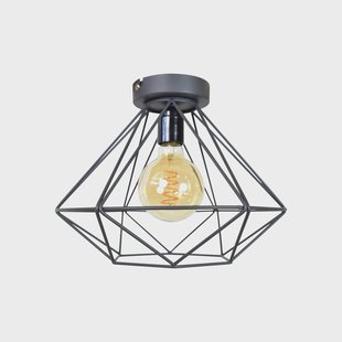 Urban Interiors Plafondlamp 'Wire' Ø33cm, kleur Vintage Black