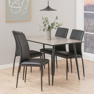 Bendt Eettafel 'Siena' 120 x 80cm, kleur Whitewash