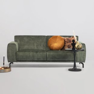 Sohome 3-zits Bank 'Jill' Velvet, kleur groen
