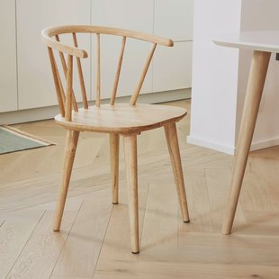 Kave Home Eetkamerstoel 'Trise' kleur Naturel