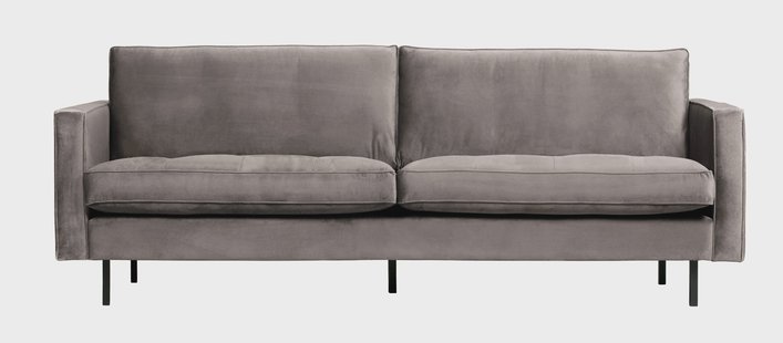 WOOOD Bank Rodeo 2,5-zits, Velvet - Taupe - BePureHome
