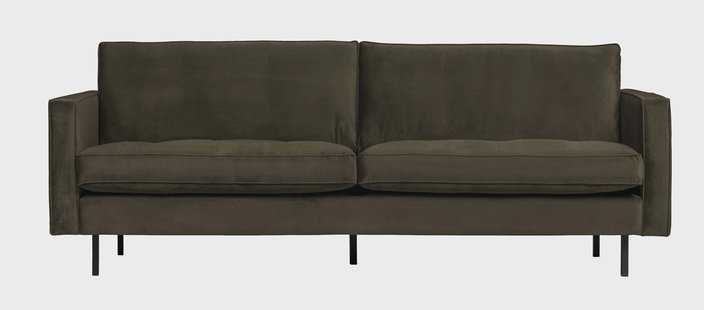 WOOOD Bank Rodeo 2,5-zits, Velvet - Dark Green - BePureHome