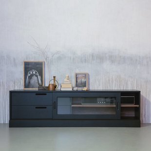 WOOOD TV-meubel 'James' 180cm, kleur Zwart