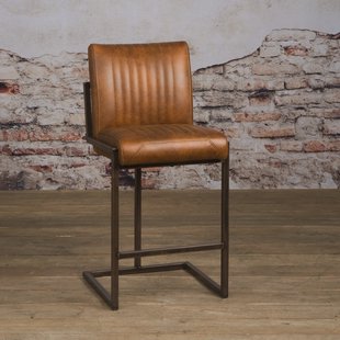 Tower Living Barkruk 'Ferro' (zithoogte 67cm), kleur Lichtbruin