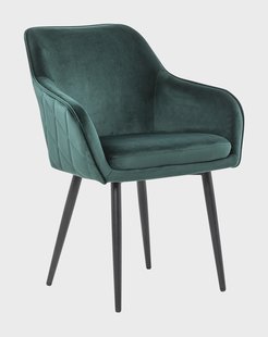 Artistiq Eetkamerstoel 'Juna' Velvet, kleur Groen