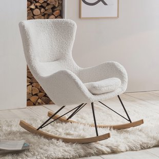 Artistiq Schommelstoel 'Teddy' kleur Wit