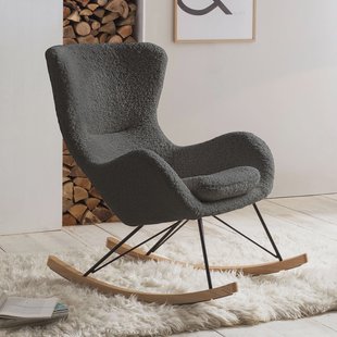 Artistiq Schommelstoel 'Teddy' kleur Grijs