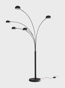 Artistiq Vloerlamp 'Gregor' 5-lamps, kleur Zwart