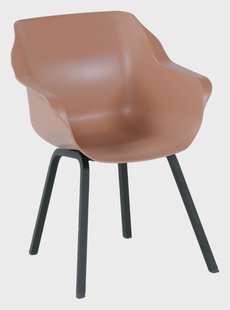 Hartman Tuinstoel 'Sophie' met armleuning, kleur Roze