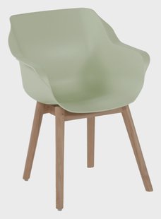 Hartman Tuinstoel 'Sophie Teak' met armleuning, kleur Mint