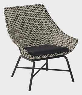 Hartman Loungestoel 'Delphine', kleur Zwart