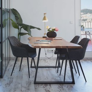 Kave Home Eettafel 'Alaia' Acacia Boomstam,180 x 90cm