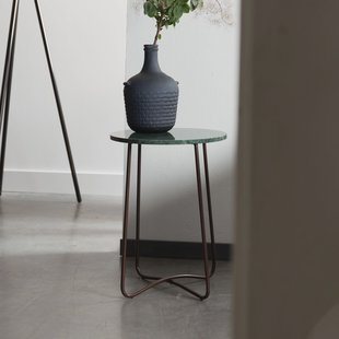 Dutchbone Bijzettafel 'Emerald' Marmer, 41cm