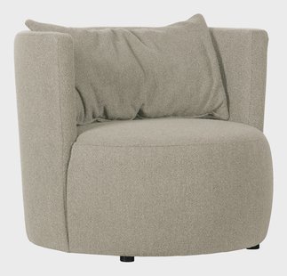 vtwonen Fauteuil 'Explore' Bouclé, kleur Naturel