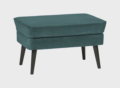 WOOOD Hocker 'Rocco' Velvet, kleur Teal
