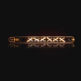 Kooldraadlamp 'Buis' 30cm E27 LED 4W goldline , dimbaar