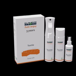 All In House Vlekken en constructieservice 3 Jaar garantie, Textiel Kit, Hoekbank