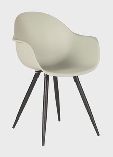 LABEL51 Eetkamerstoel 'Luca', kleur Crème