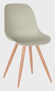 LABEL51 Eetkamerstoel 'Rimini', kleur Crème