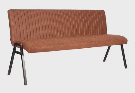 LABEL51 Eetkamerbank 'Matz', 175cm, kleur Bruin