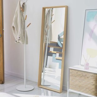 Kave Home Spiegel 'Nerina', 152 x 52cm, kleur Naturel