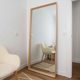 Kave Home Spiegel 'Nerina' 180 x 80cm, kleur Naturel