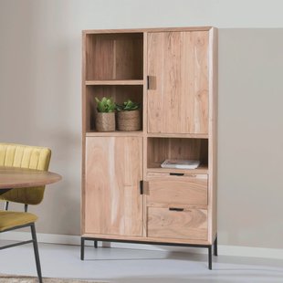 Opbergkast 'Oslo' Acaciahout, 155 x 86cm