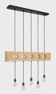 LABEL51 Hanglamp 'Timber', Mangohout, 145cm