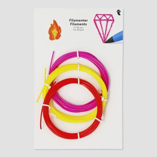 Filamenten voor 3D pen. 300 cm