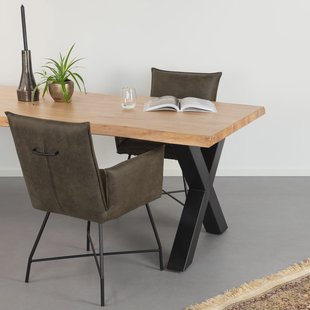 Sohome Boomstam Eettafel 'Rosalie' Acacia, 240 x 100cm