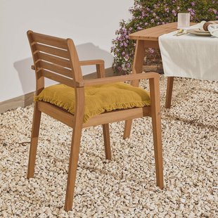 Kave Home Tuinstoel 'Hanzel', kleur Naturel