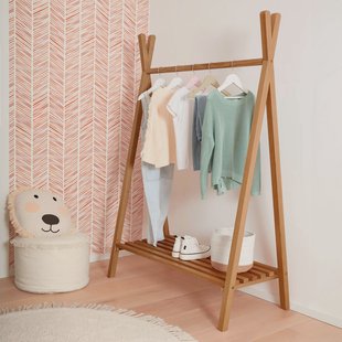 Kave Home Kledingrek 'Maralis', 100 x 50cm, kleur Naturel