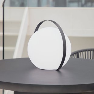 Kave Home Outdoor Tafellamp 'Dinesh' LED, kleur Zwart