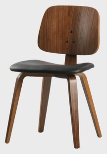 Vtwonen Eetkamerstoel 'Classic' PU, kleur Bruin