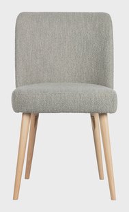 Vtwonen Eetkamerstoel 'Force' Bouclé, kleur Grijs