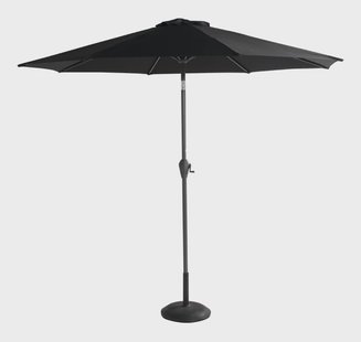 Hartman Parasol 'Sunline' 270cm, kleur Zwart