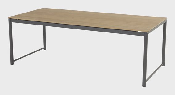 Hartman Tuintafel 'Fontaine' 220 x 100cm, kleur Zwart