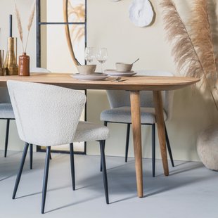 Eleonora Eettafel 'Tabassum' Teakhout, 300 x 100cm