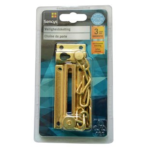 Sencys Veiligheidsketting Verchroomd Staal Messing
