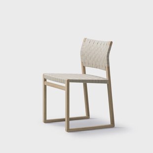 Fredericia Furniture BM61 stoel Geflochtene naturel-gelakt eiken standaard