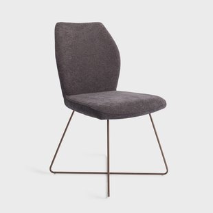 Jesper Home Eetkamerstoel 'Ikata' Cross Rose, kleur Almost Black