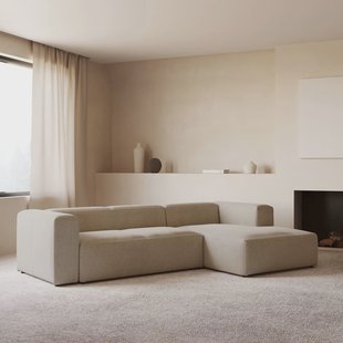 Kave Home Loungebank 'Blok' Rechts 300cm, kleur Beige